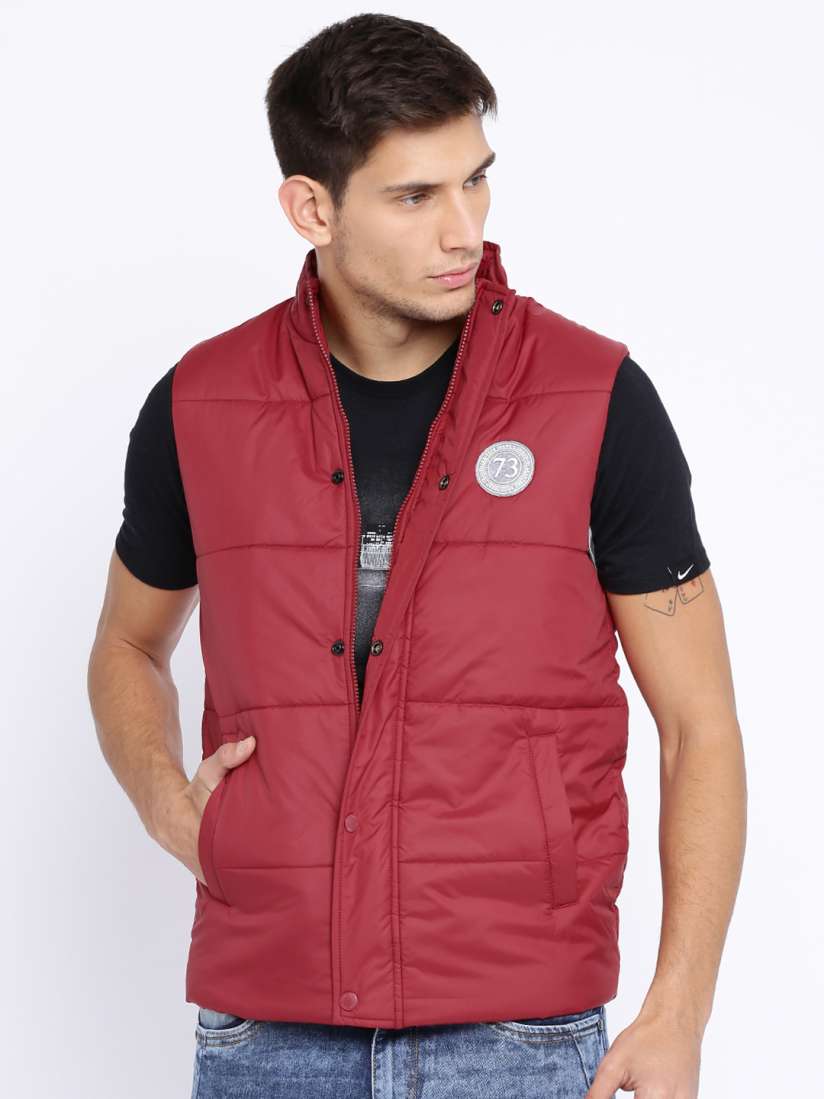 Pepe jeans sleeveless solid men's jacket store