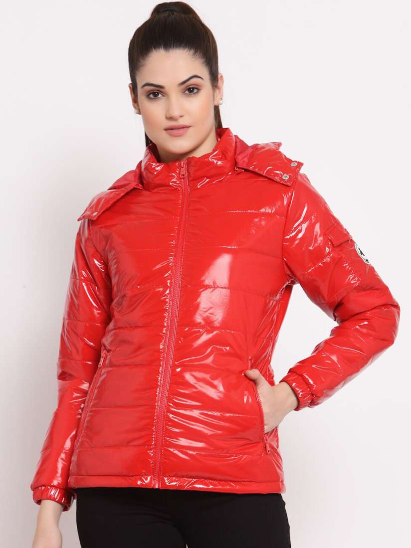 Leather jacket red tape discount