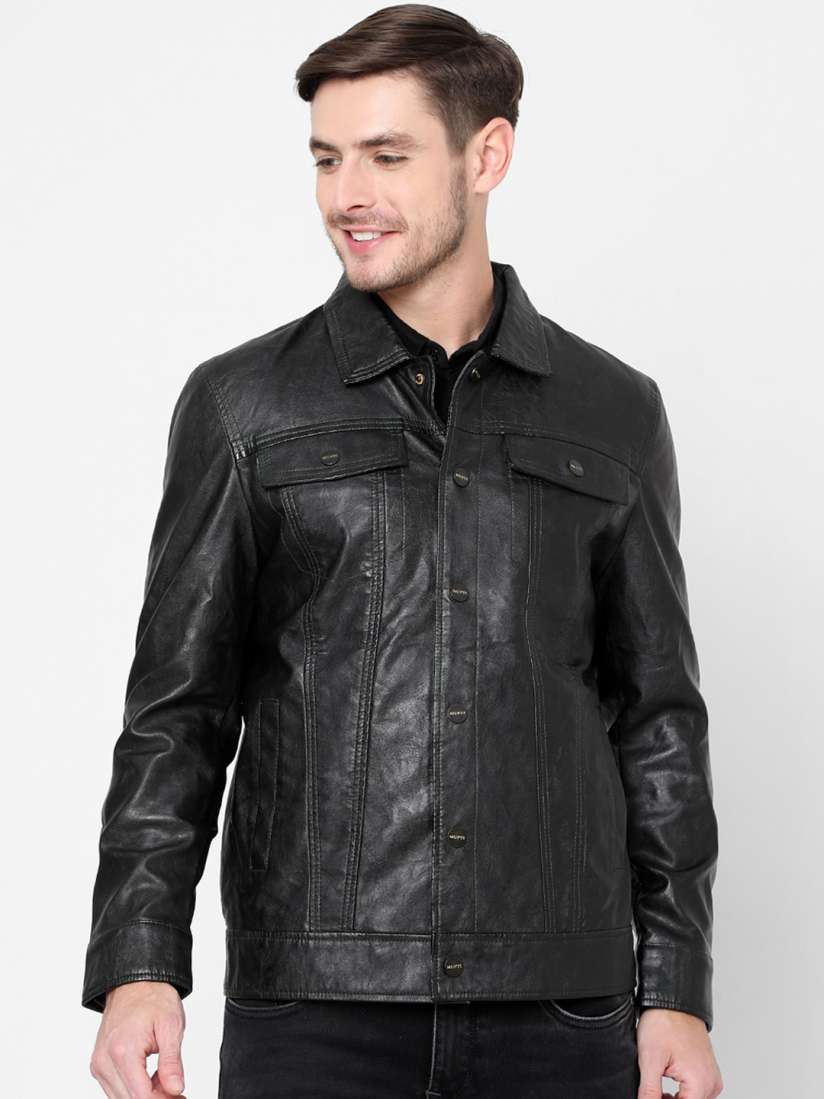 Mufti leather jacket sale