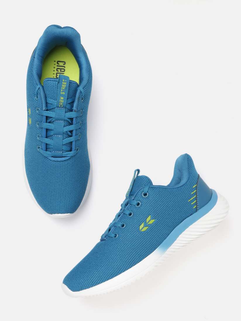 Buy Crew STREET Women Blue Woven Design Running Shoes Sports Shoes for Women 16341612 Myntra