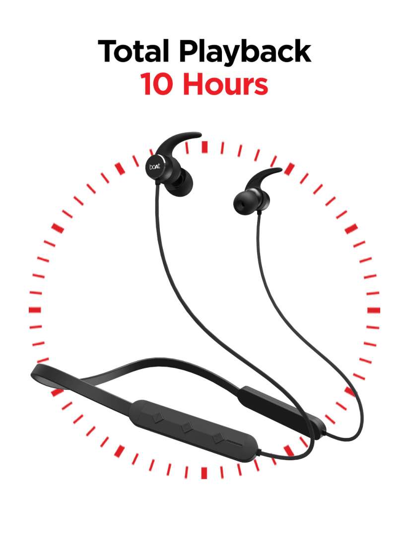 Buy boAt Rockerz 255 Pro M Wireless Neckband with Upto 10H Playback Active Black Headphones for Unisex 16344016 Myntra