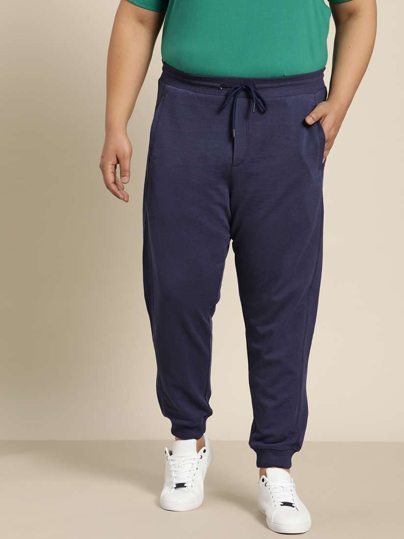 Plus size mens joggers discount