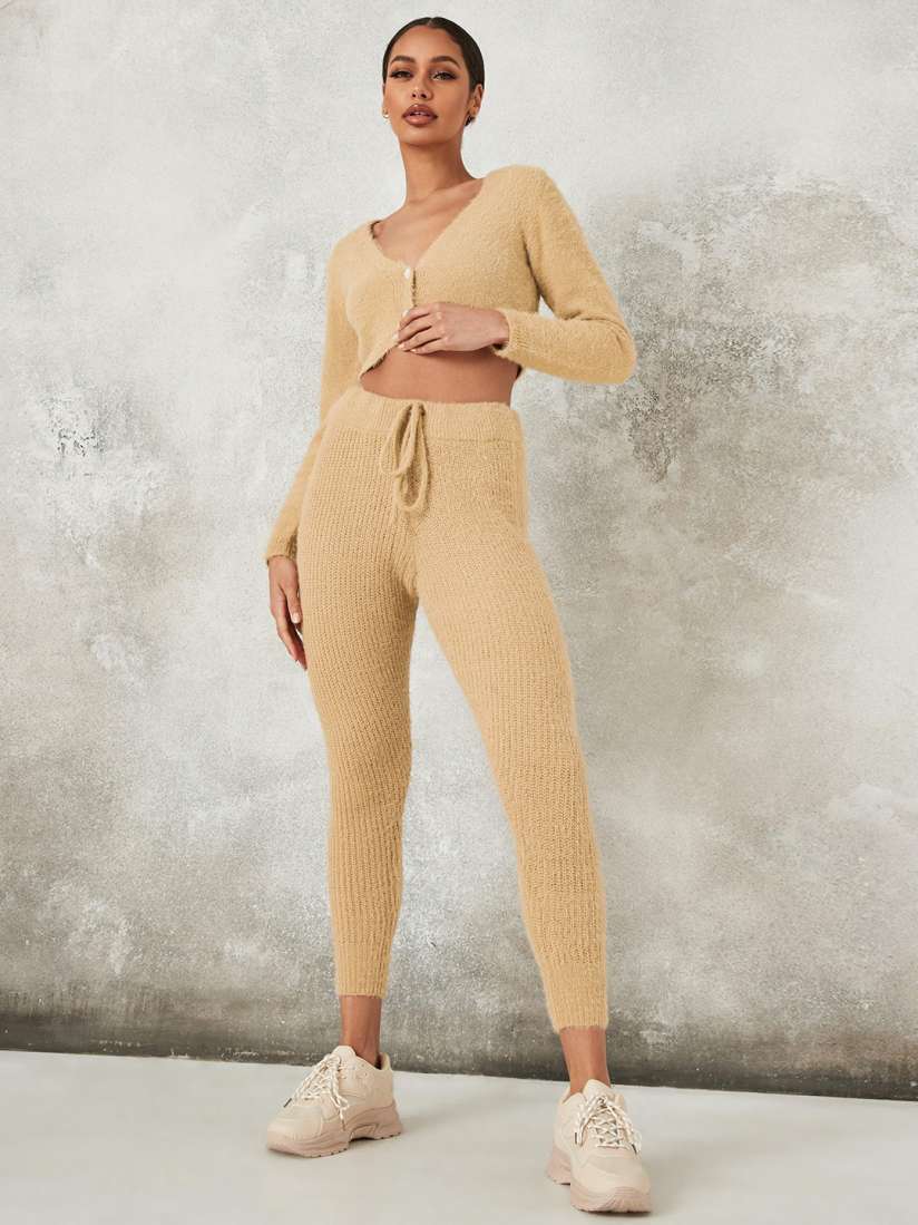 Missguided beige joggers hotsell