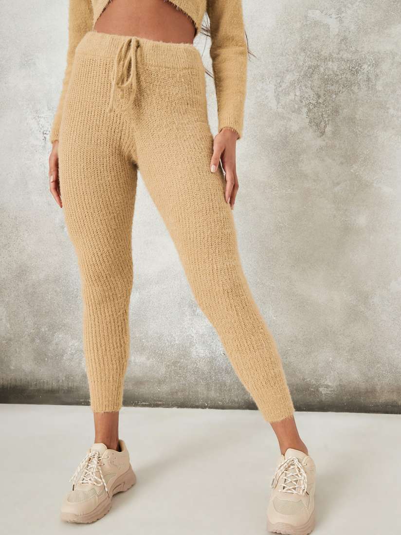 Missguided beige joggers hotsell