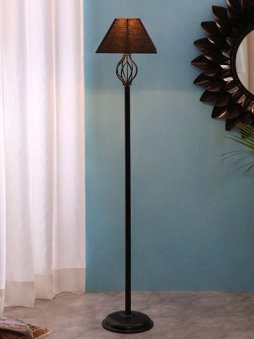 Buy Devansh Black Wrought Iron Floor Lamp Floor Lamps for Unisex 16355680 Myntra