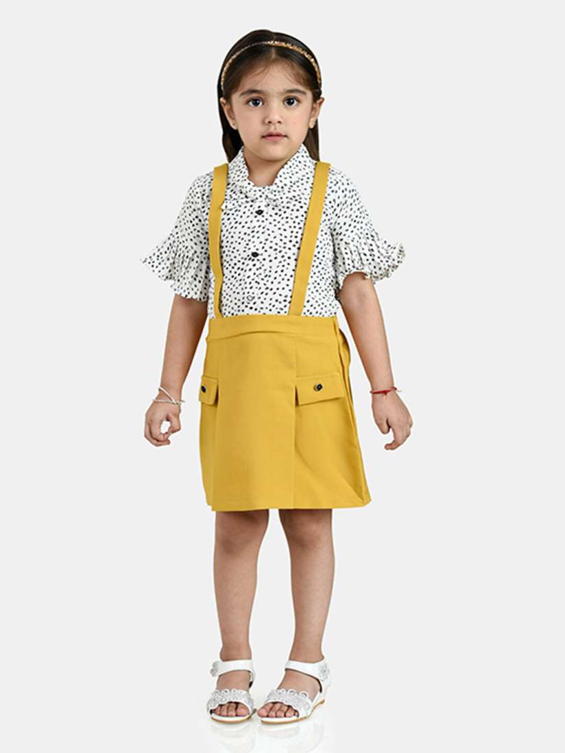 Myntra pinafore dress sales