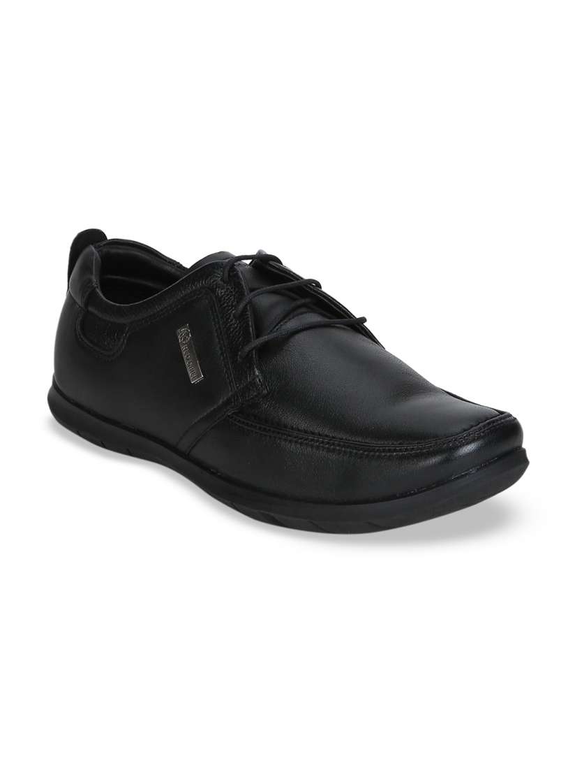 Red chief black derby formal shoes store