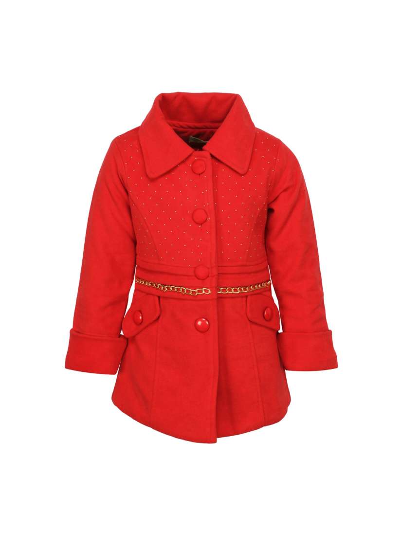 Buy CUTECUMBER Girls Red Jacket Jackets for Girls 1637482 Myntra