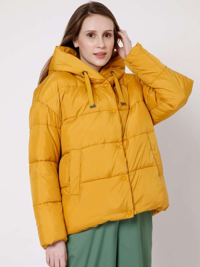 Buy Vero Moda Women Yellow Puffer Jacket Jackets for Women 16380718 Myntra