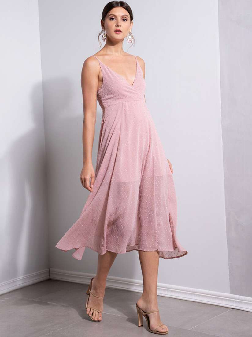 Zalora pink dress top