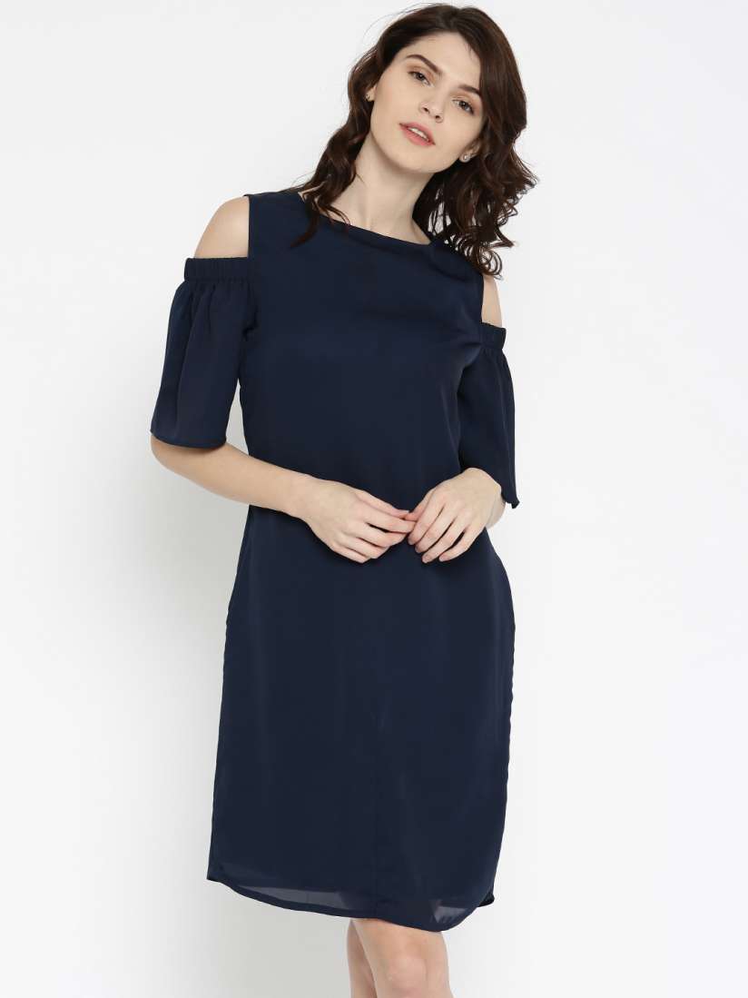 Cold shoulder dress myntra new arrivals