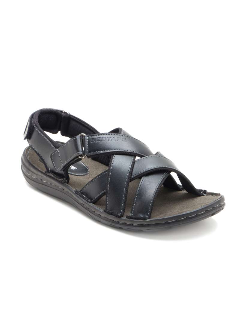 Buy Red Tape Men Black Sandals Sandals for Men 1640662 Myntra