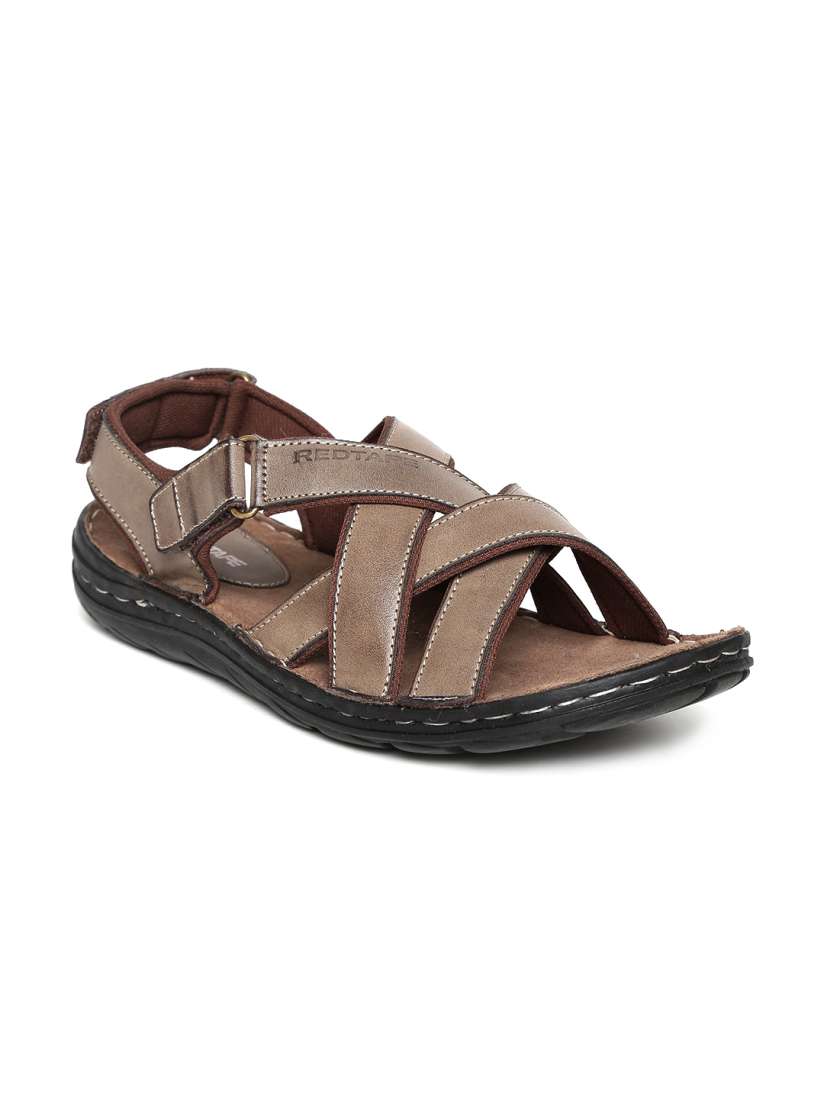 Red tape mens leather velcro closure sandals deals