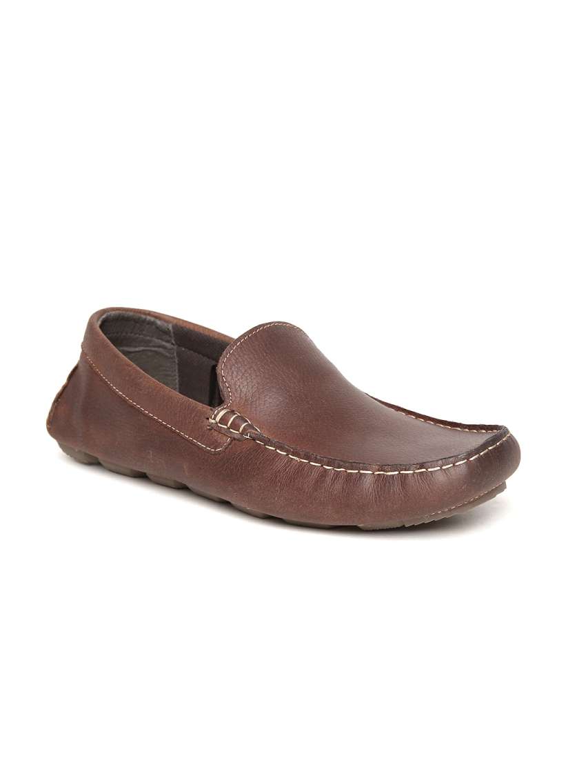 Buy Red Tape Men Brown Solid Leather Loafers Casual Shoes for Men 1640728 Myntra