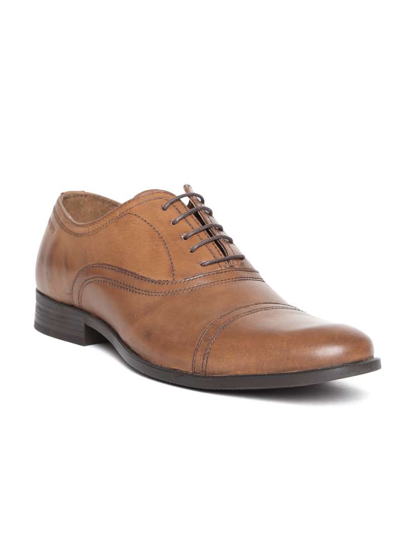 Buy Red Tape Men Brown Leather Formal Shoes Formal Shoes for Men 1640770 Myntra