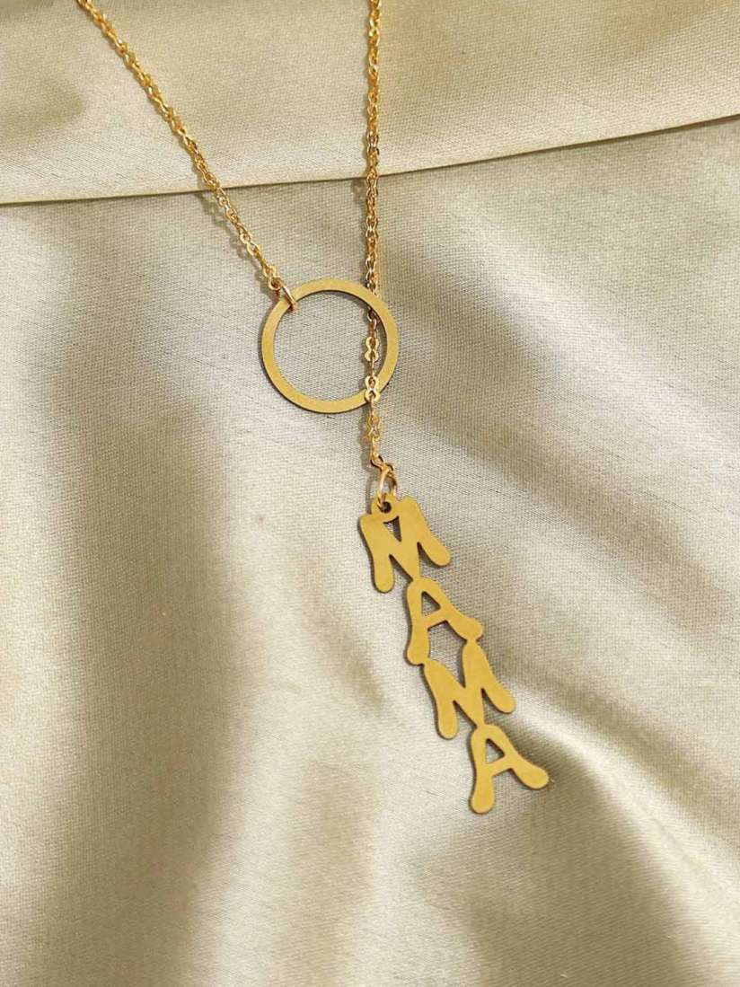 Buy Pipa Bella Gold Plated Lariat Loop Necklace Necklace and Chains for Women 16425294 Myntra