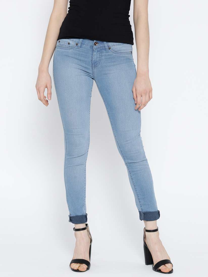 Buy Pepe Jeans Blue Jeggings Jeggings for Women 1642956 Myntra