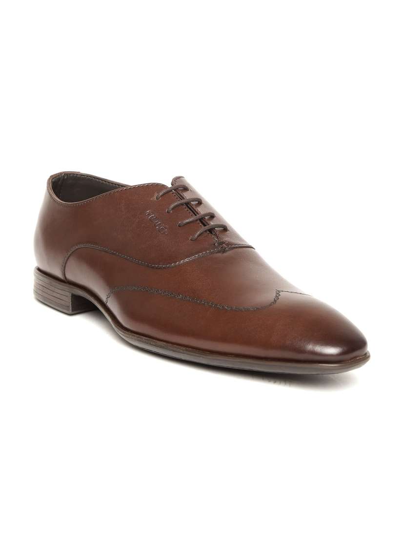Buy Lee Cooper Men Brown Genuine Leather Formal Shoes Formal Shoes for Men 1644308 Myntra