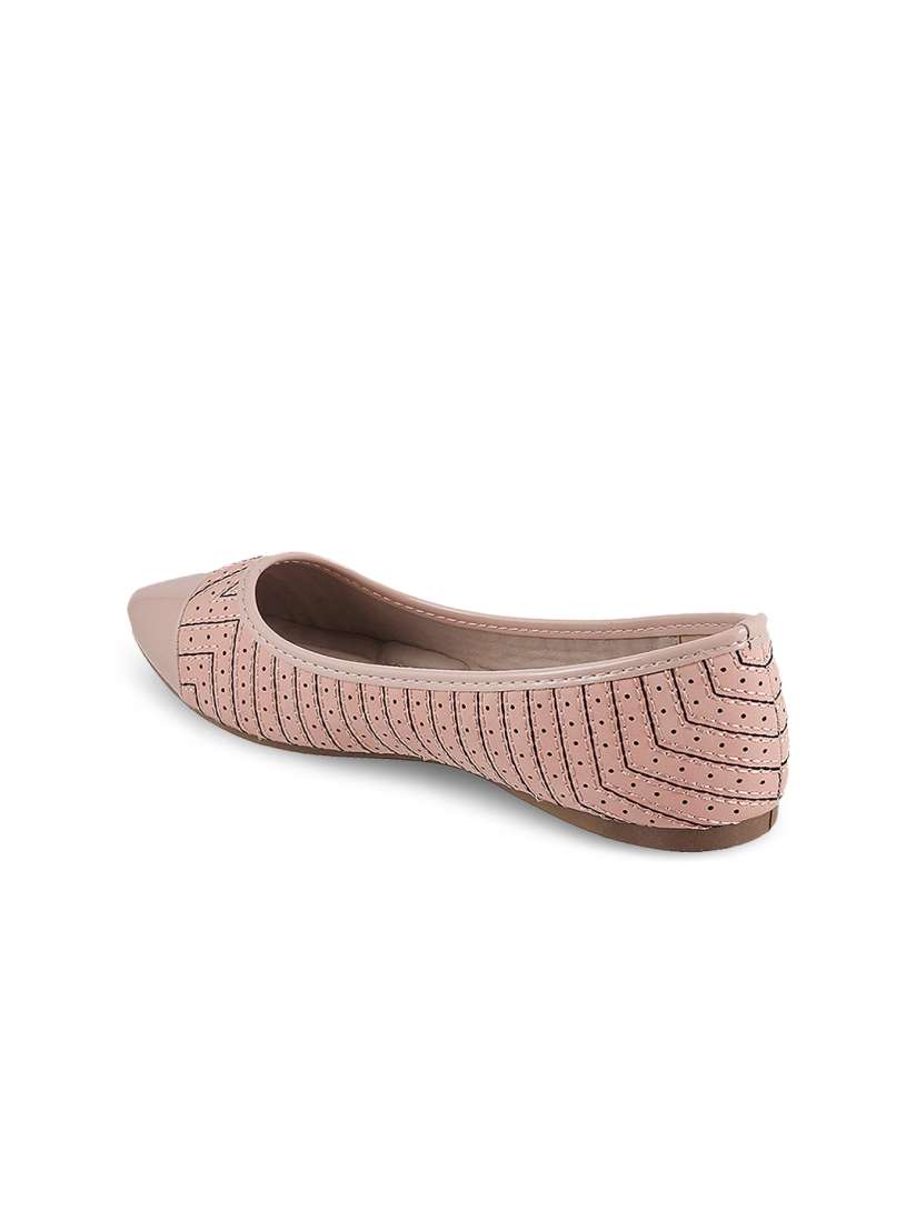 Buy Mochi Women Pink Woven Ballerinas Flats for Women 1644501 Myntra