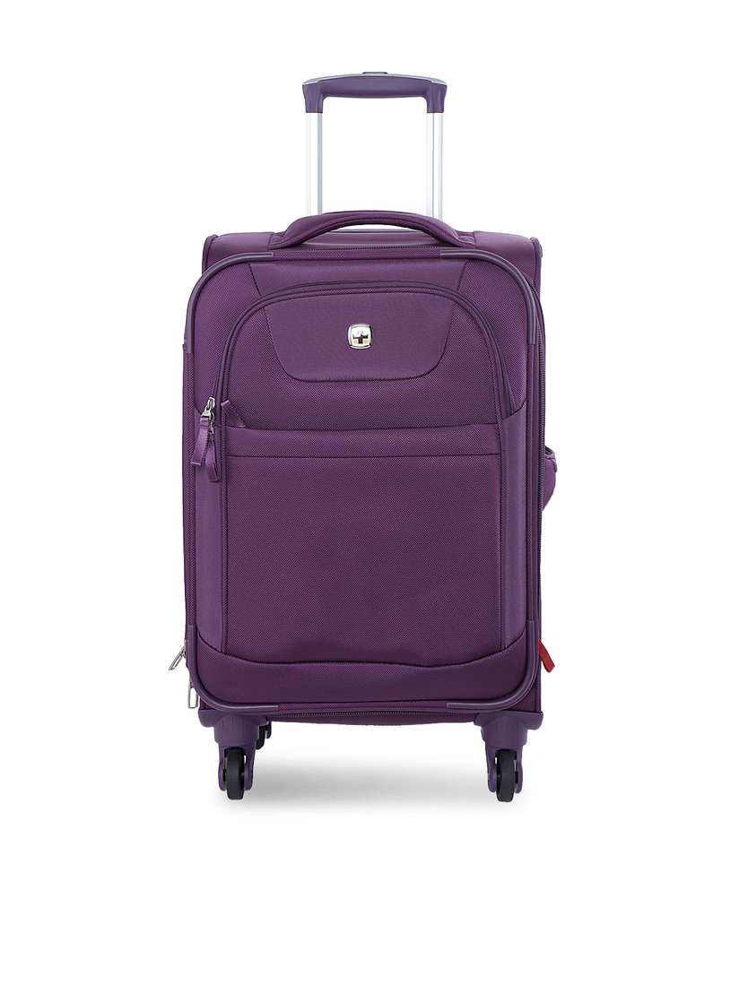 swissgear purple carry on luggage