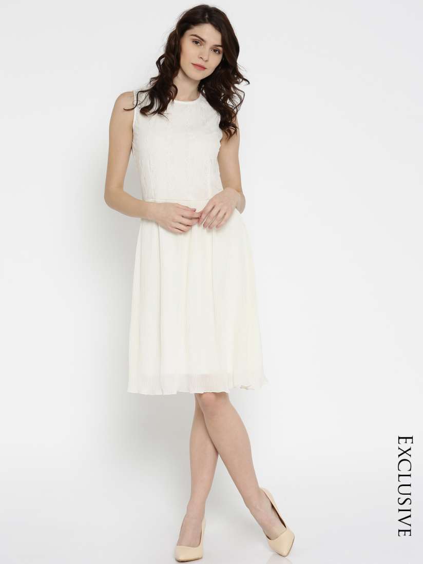 Myntra lace dress 2025