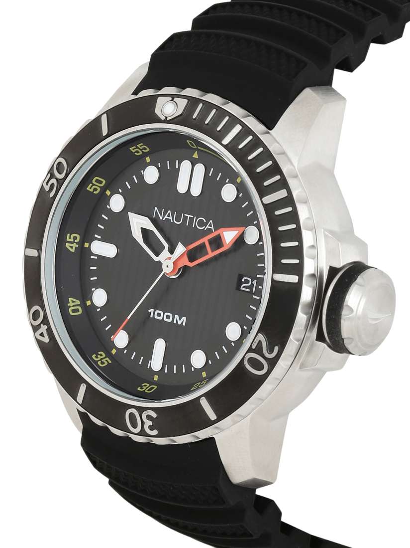 Buy Nautica Men Black Analogue Watch NAD18519G Watches for Men 1644935 Myntra