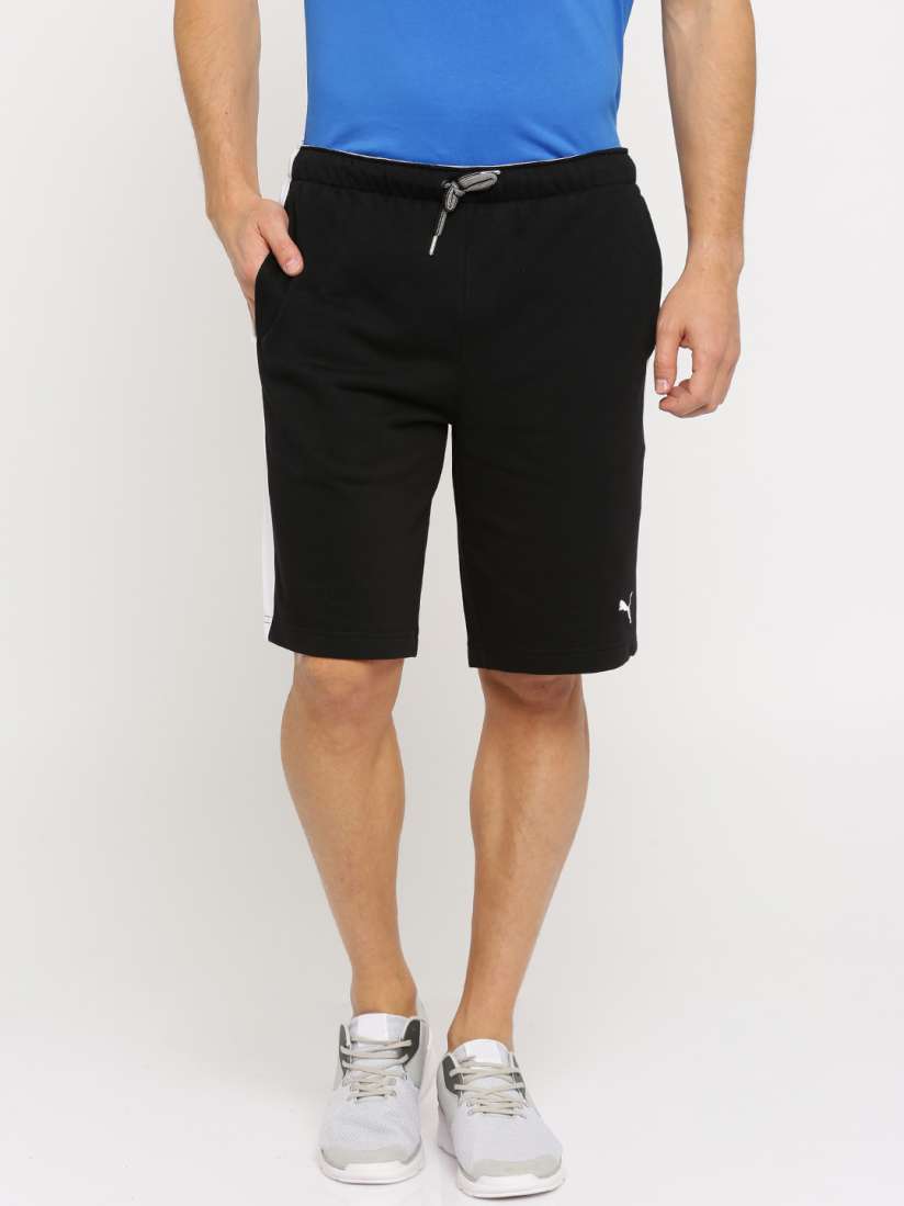 Buy Puma Men Black Solid Regular Fit Formstripe Sports Shorts Shorts for Men 1645053 Myntra