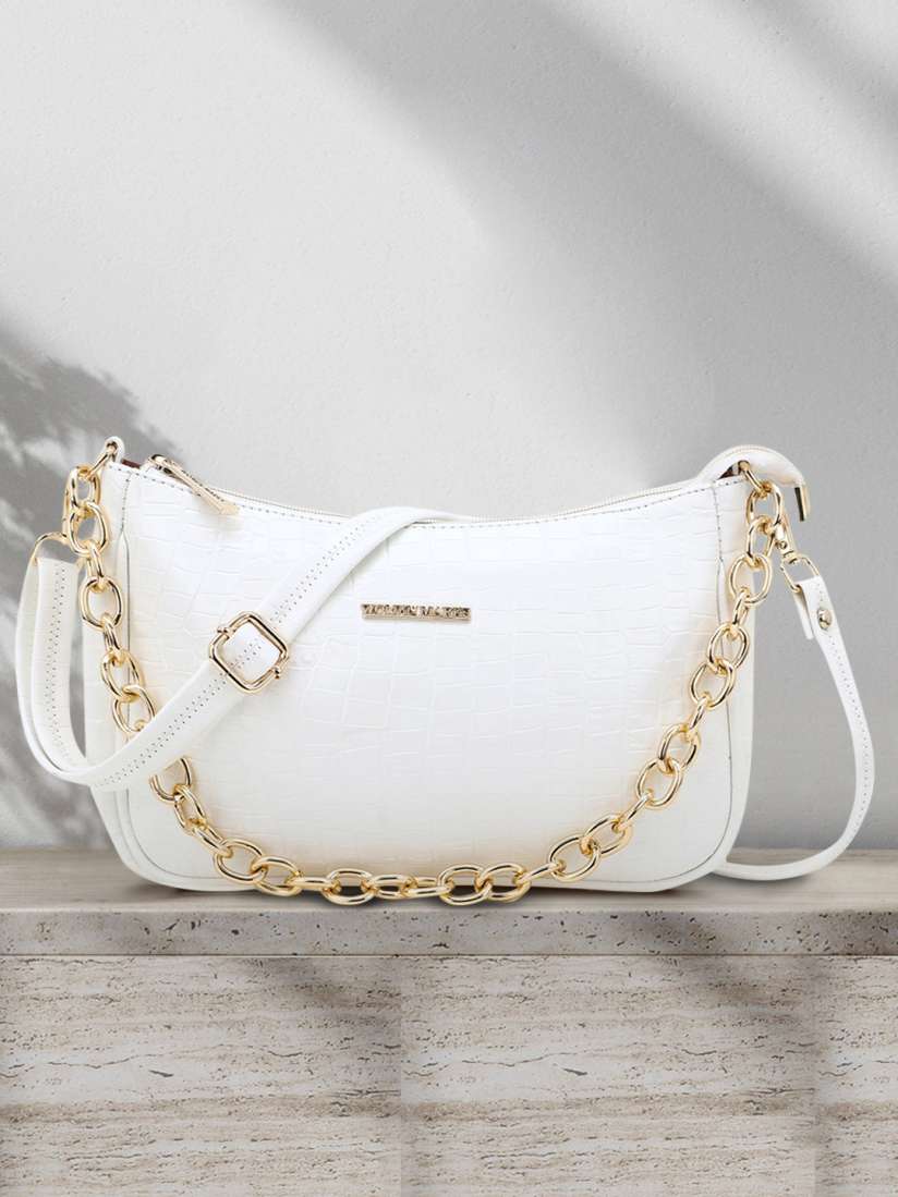 White croco bag shop