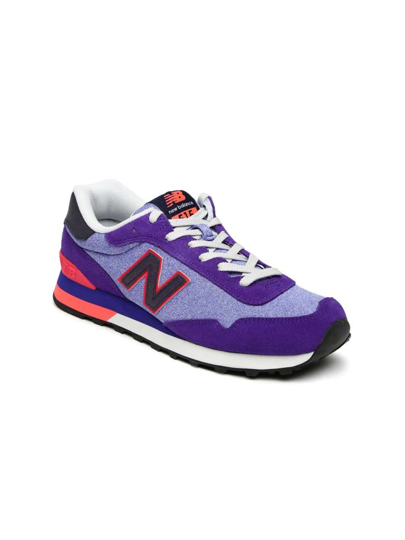 Buy New Balance Women Purple Suede Regular Sneakers Casual Shoes for Women 1645485 Myntra