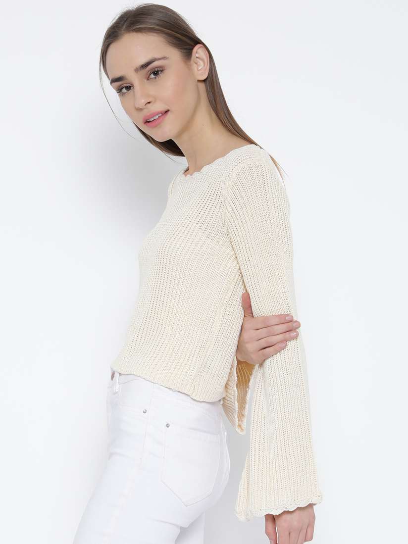 Forever 21 white cropped sweater 2025