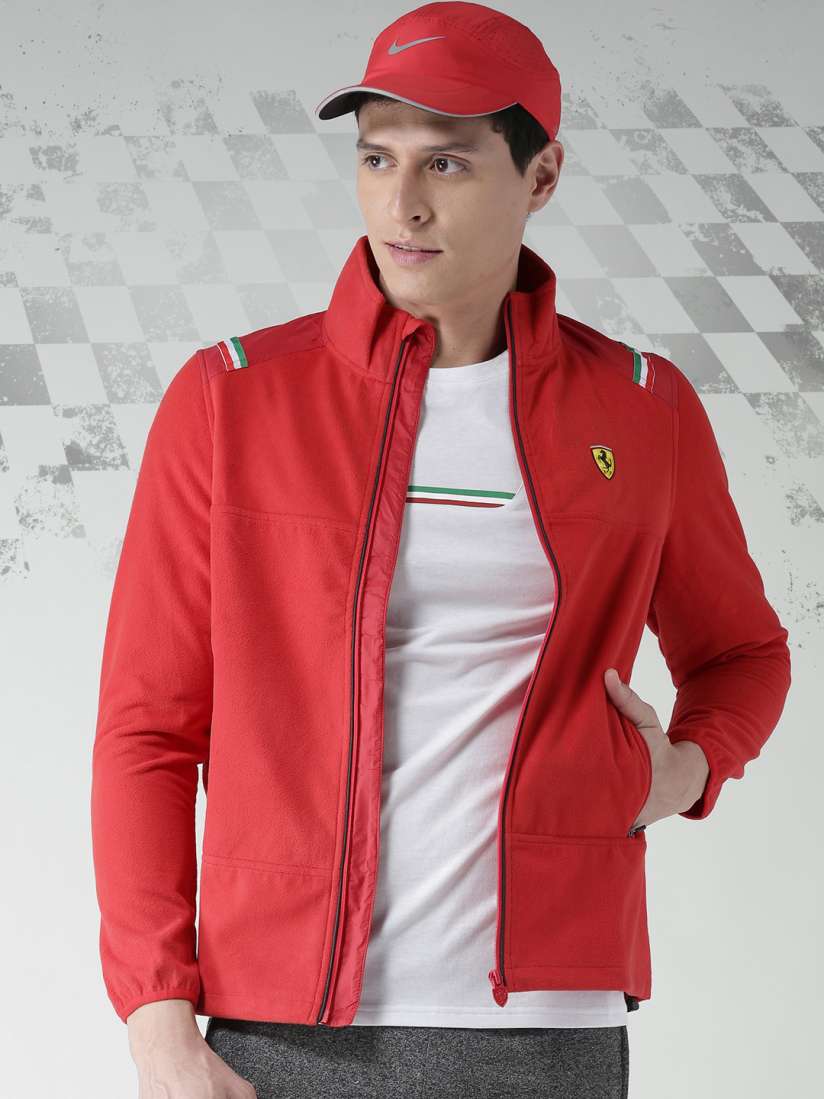 Ferrari fleece jacket hot sale