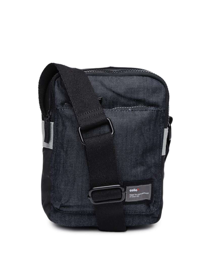 Buy Celio Men Navy Black Bildesmall Messenger Bag Messenger Bag for Men 1646116 Myntra