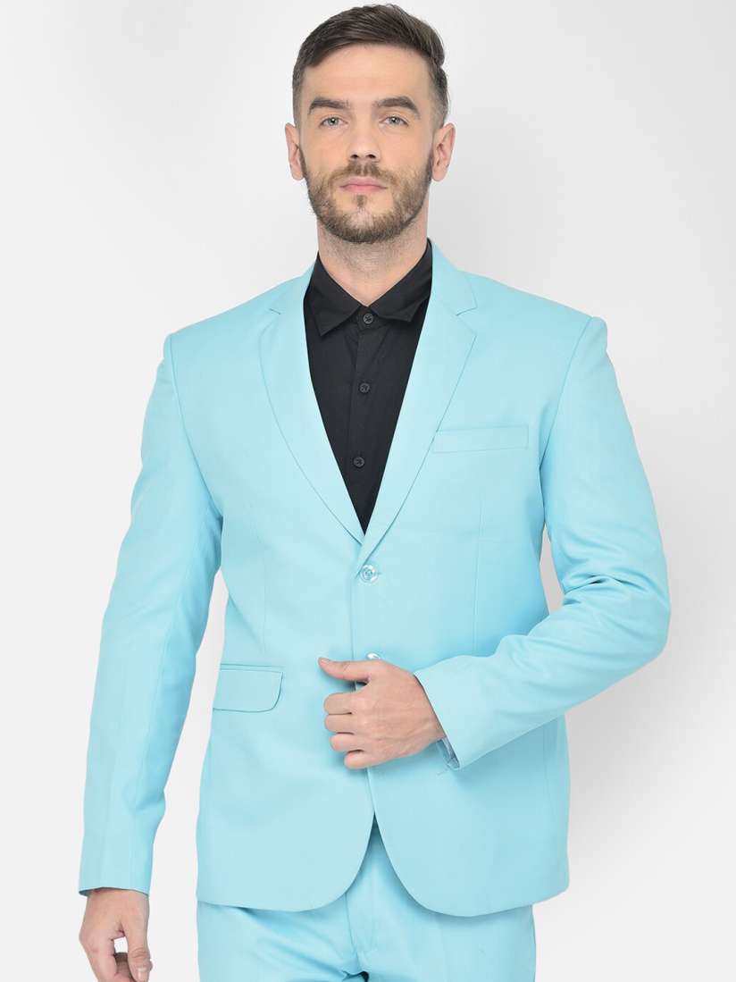 Turquoise blazer mens cheap