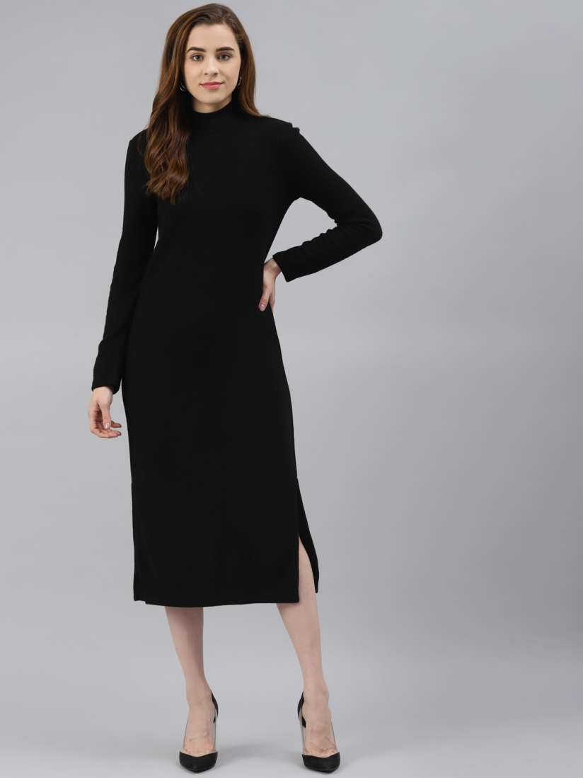 Marks and spencer black bodycon dress outlet
