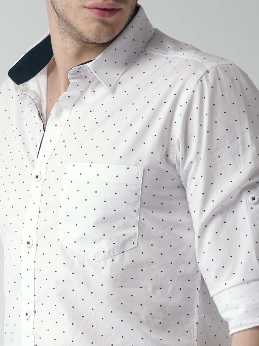 White shirt pattern on sale