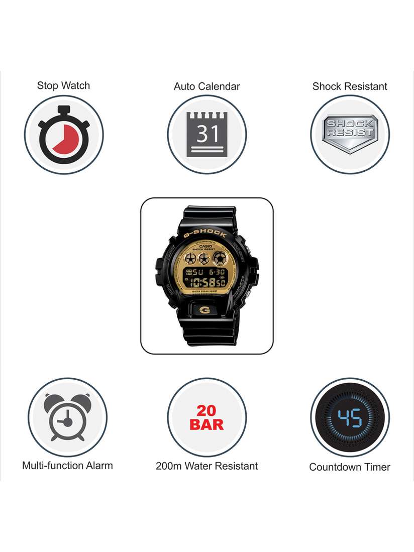 Buy CASIO G-Shock Men Gold Dial Basic Watch DW-6900CB-1DR - G265 