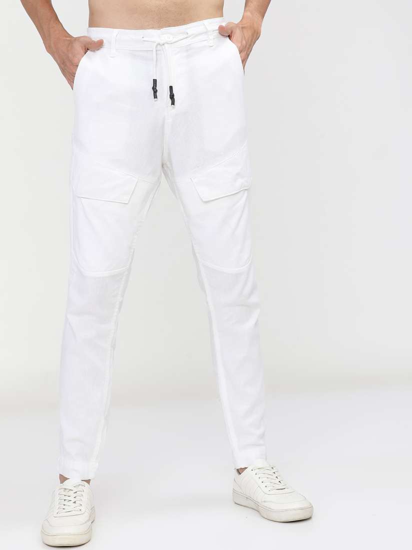 Buy HIGHLANDER Men White Joggers Trousers Trousers for Men 16481024 Myntra