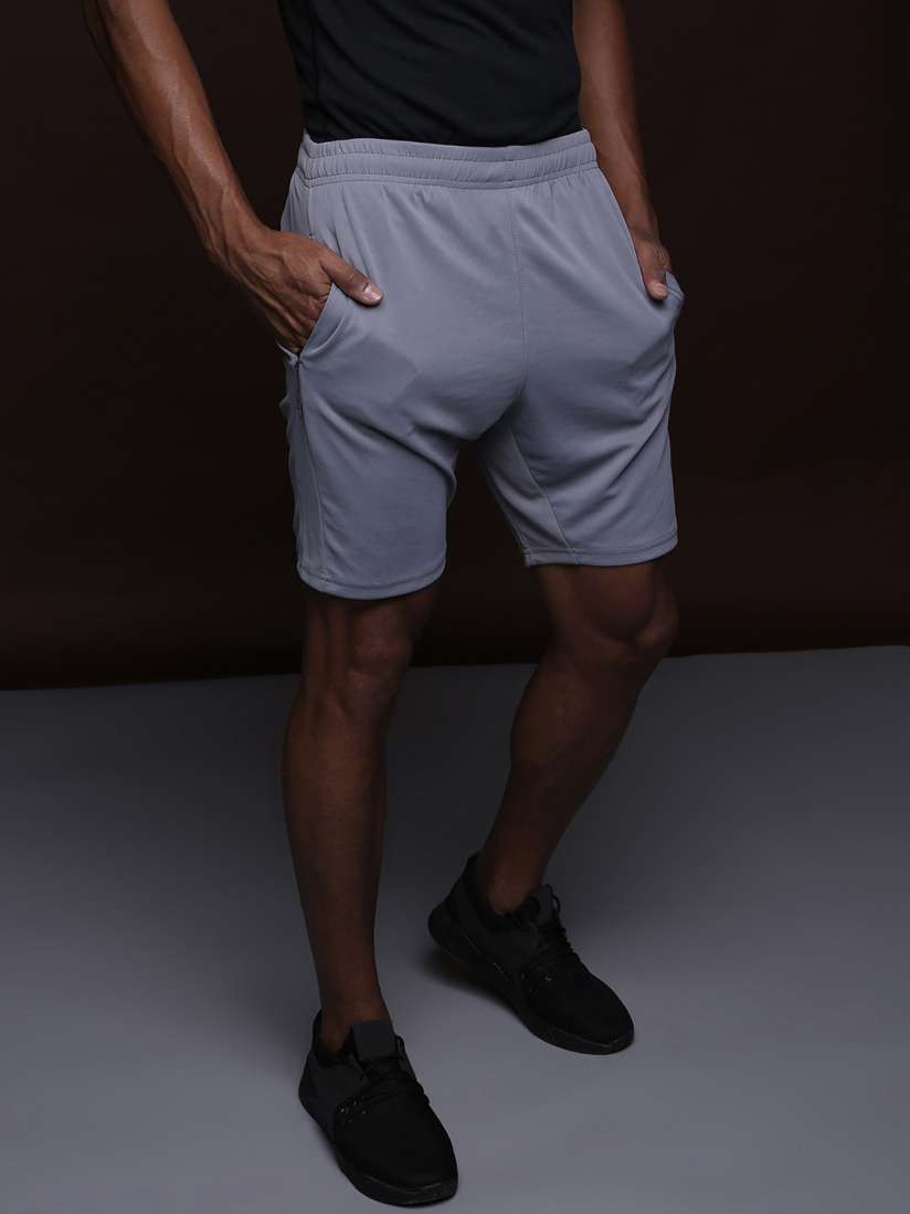 Buy Campus Sutra Men Grey Solid Above Knee Running Shorts Shorts for Men 16482232 Myntra
