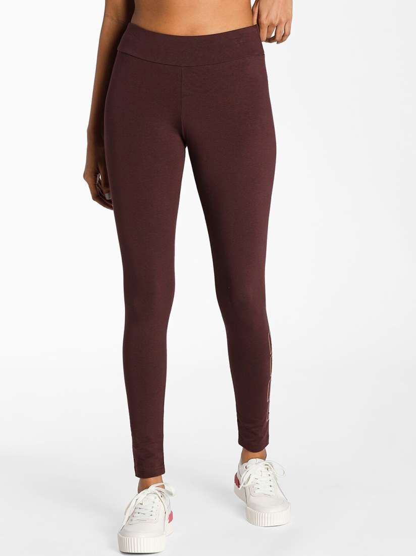 Buy Puma Women Brown Cotton Tight Fit Tights Tights for Women 16499974 Myntra