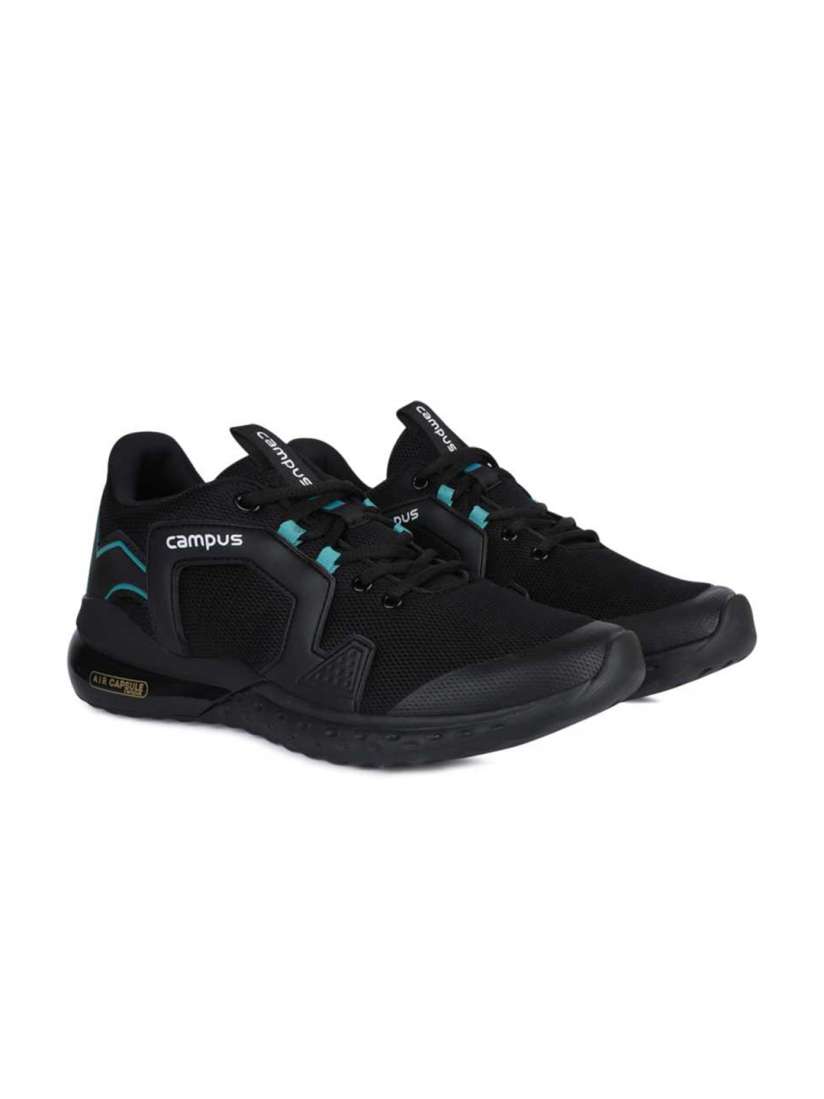 Buy Campus Men Black solid Running Shoes Sports Shoes for Men 16507566 Myntra