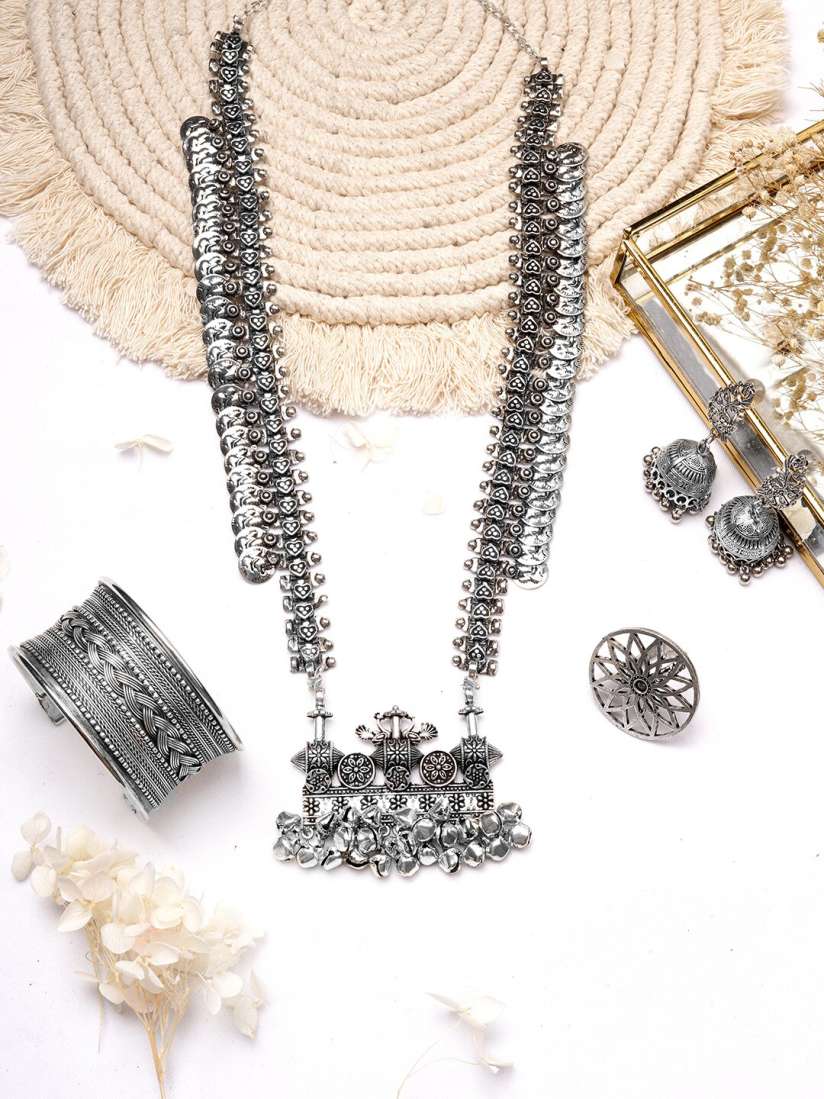 Oxidised jewellery myntra sale