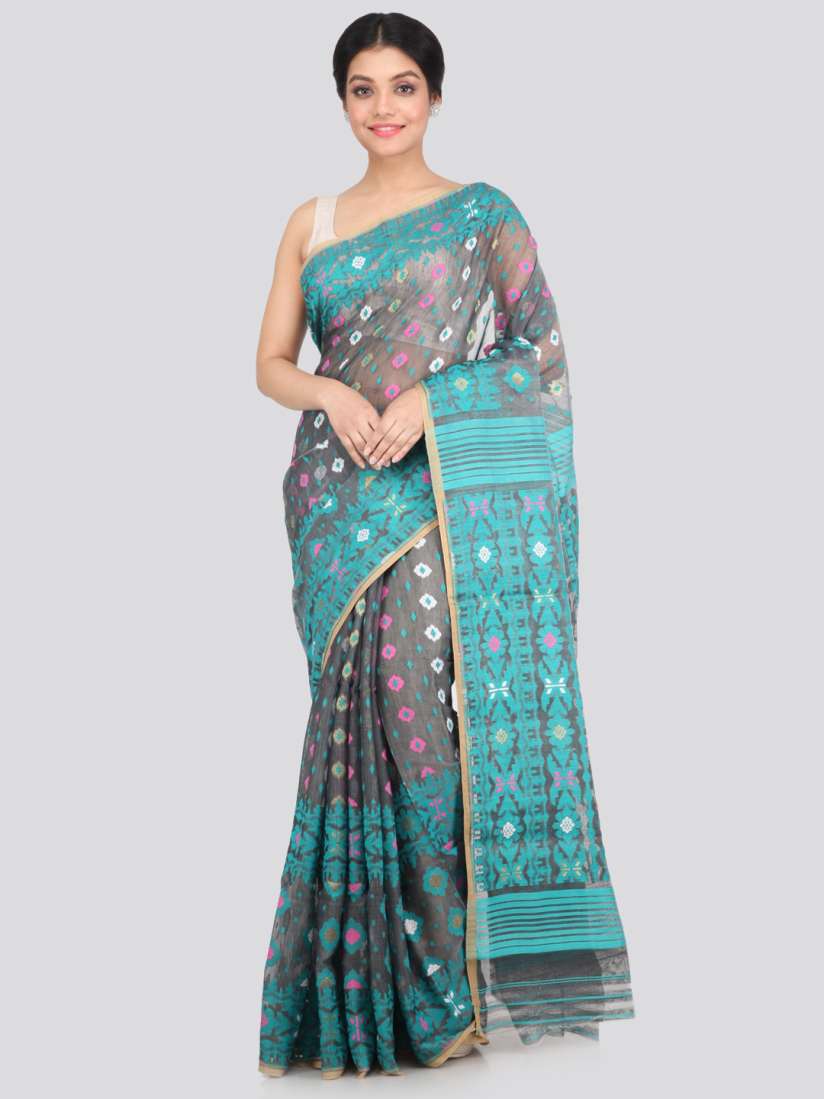 Myntra jamdani saree outlet