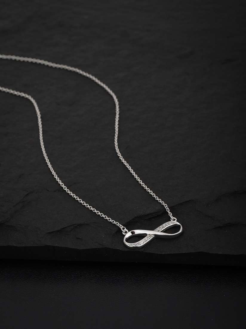 Buy VANBELLE 925 Sterling Silver Infinity Pendant Necklace Necklace and Chains for Women 16522254 Myntra