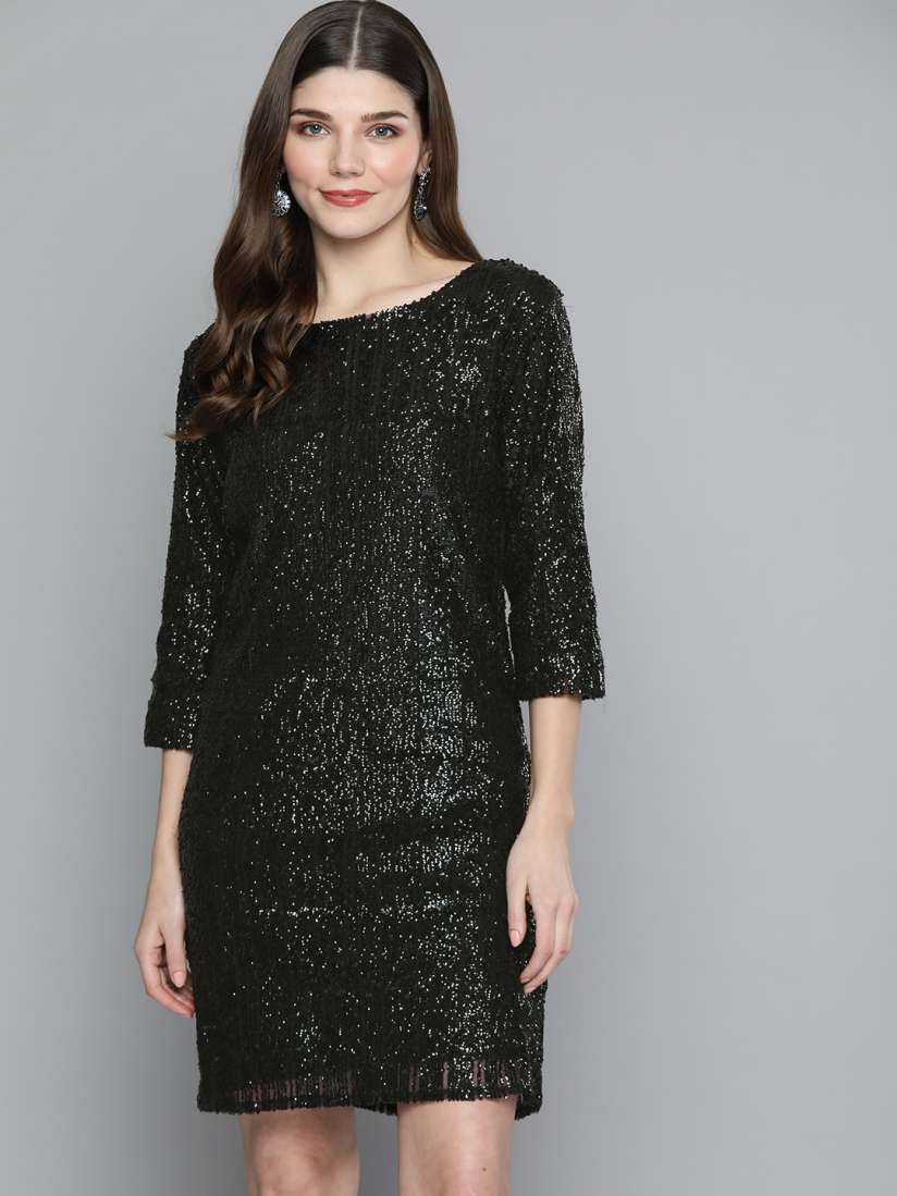 Glitter dress myntra cheap