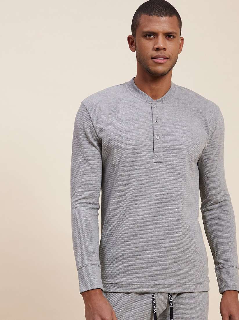 Henley t shirt myntra shop