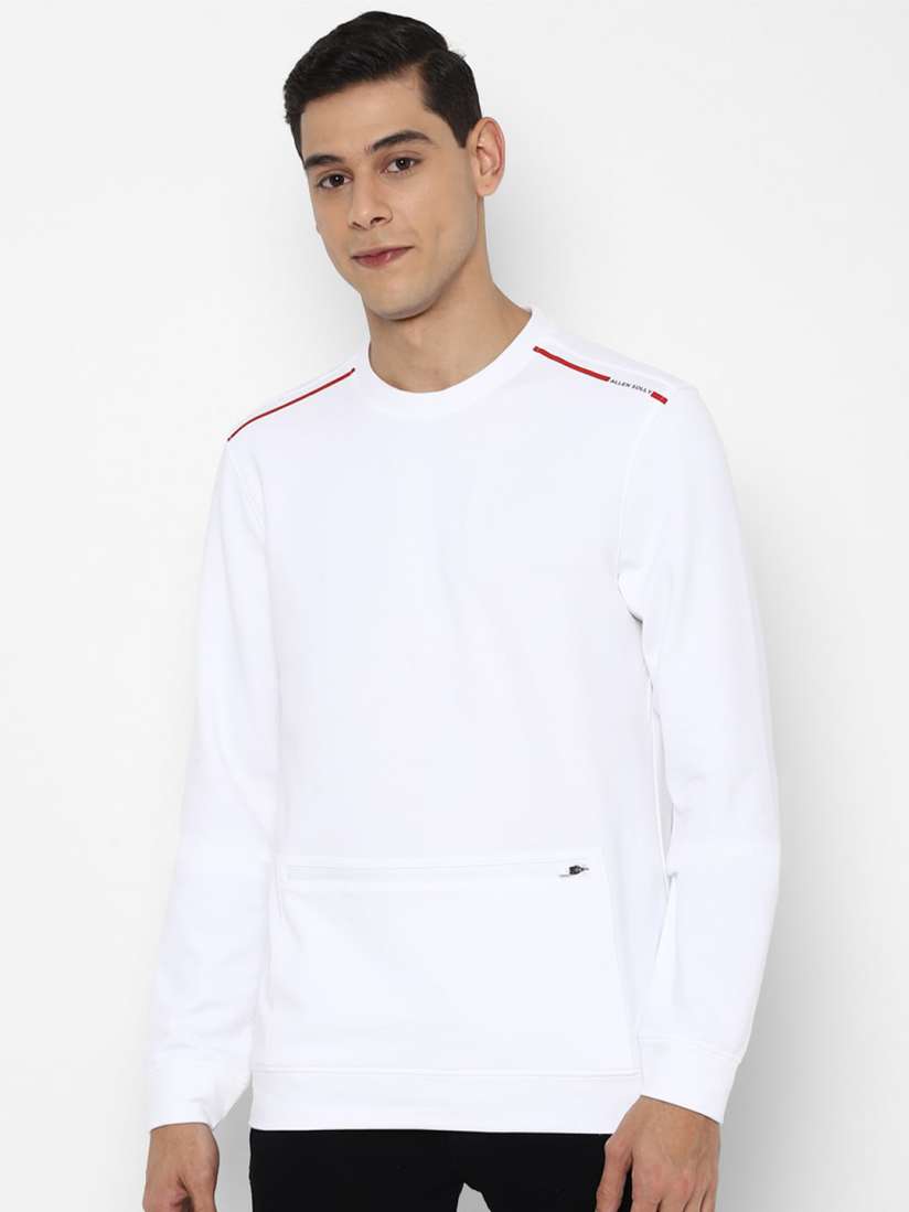 Allen solly white sweatshirt top