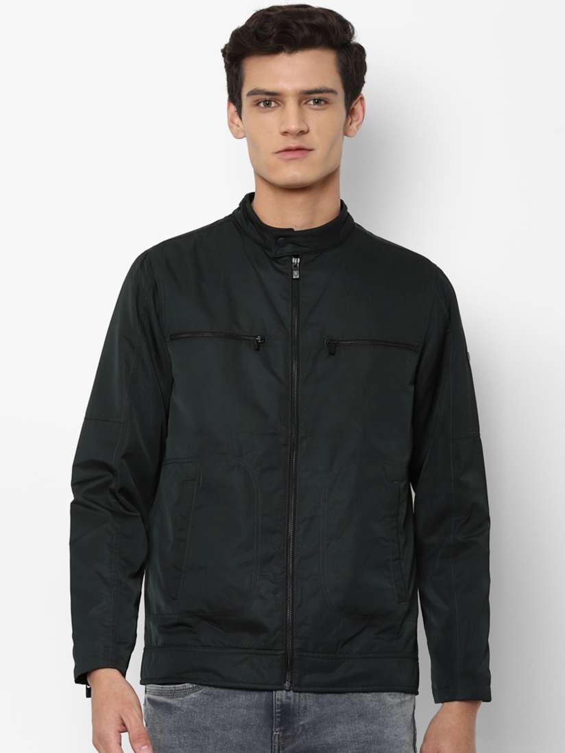 Allen solly jackets leather discount