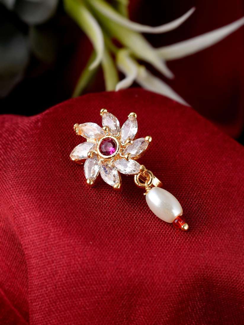 Meenakari nose pin new arrivals