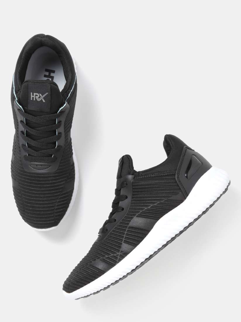 Hrx black casual shoes deals