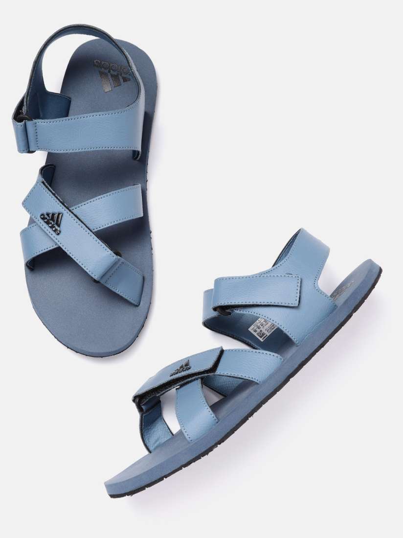 Buy ADIDAS Men Blue Brand Logo Print Hengat Sports Sandals Sandals for Men 16557958 Myntra